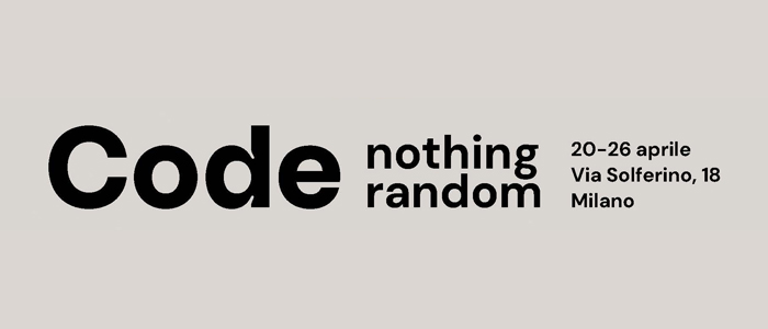 CODE / nothing is random